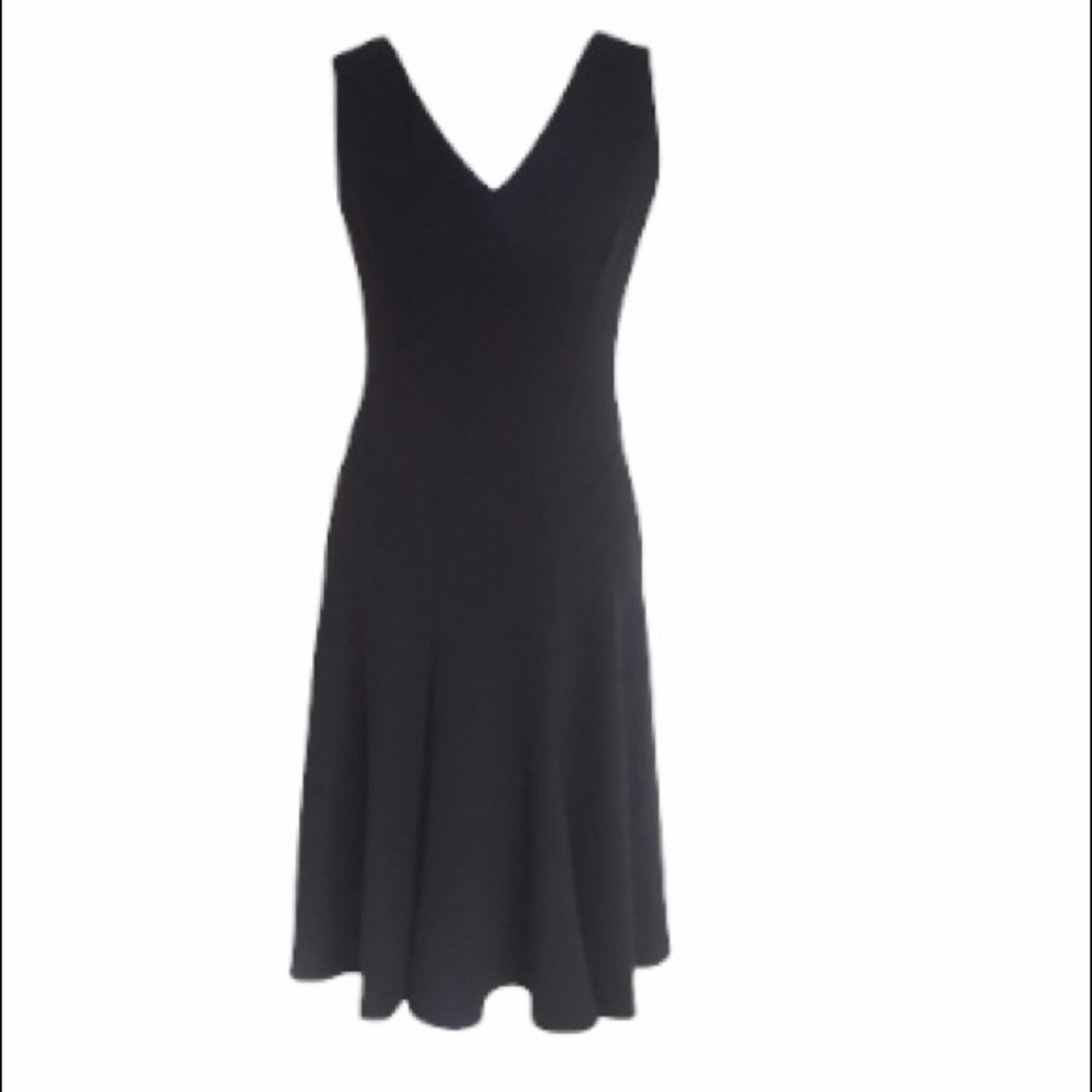 Coldwater Creek Black Sheath Jersey Dress Size 6P